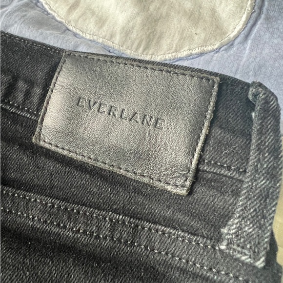 Everlane Womens Black High Rise Cotton Emo Punk Casual Skinny Jeans 26 Regular - Picture 6 of 12